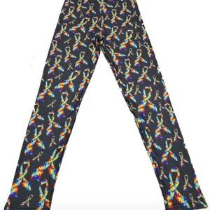 Autism Ribbon Adult Leggings